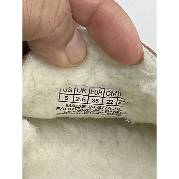 Rockport Bayview Faux Fur Lined Moc Women's Tan Loafers 5 M - Picture 7 of 9